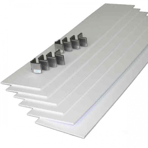Divider system, cut and clip, 2" Tall for Steel Unicarts  (can be cut down to fit into steel med jr drawers)
